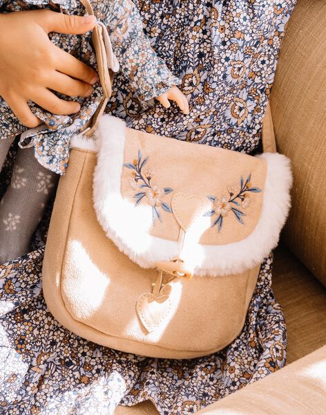 Sac beige en daim synthétique DIASACETTE / 22H4PFY1BESI820