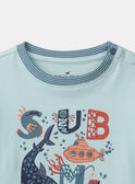 Pyjama Sous-marin en jersey MUISUBAGE / 25E5PGE5PYJC242