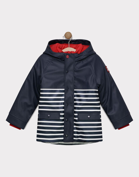 Impermeable Cire Marine A Rayures Garcon