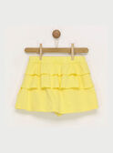 Jupe jaune RADUDETTE 2 / 19E2PFL2JUP010