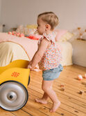 Short en denim bleu bébé fille CAPHILIPA / 22E1BFM1SHOP272