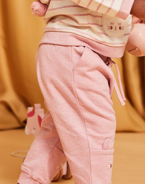Pantalon de jogging rose DAKLARISSE / 22H1BFR1JGBD314