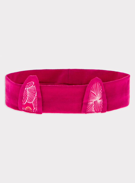 Bandeau rose RATATIANA / 19E4BFP1BAN309