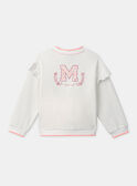 Sweat zippé à volants MIXFLETTE / 25E2PF52JGH311