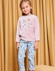 Ensmble pyjama T-shirt et pantalon en velours DOUPETTE / 22H5PFW3PYJ303