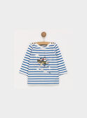 Tee shirt manches longues blanc PAOCTAVE / 18H1BGK1TML001