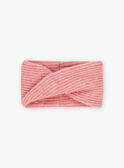 Snood vieux rose en tricot FIMALICE / 23E4BF51SNO817