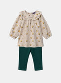 Ensemble robe imprimée et legging LALEONIE / 24H1BFO1ENS001
