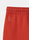 Pantalon confort rouge avec poches Bébé Garçon NADAMIEN / 25H1BGK2PANF508