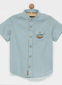 Chemise verte NORALAGE / 18E3PGL1CHM610