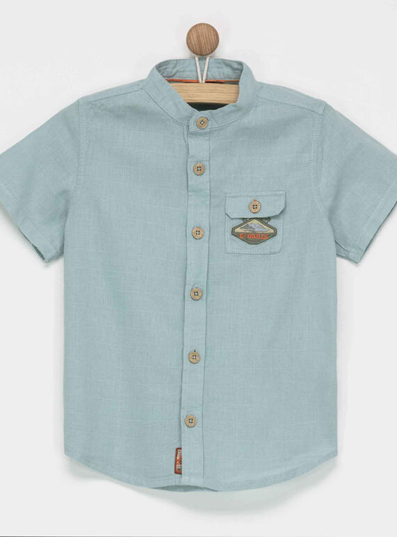 Chemise verte NORALAGE / 18E3PGL1CHM610