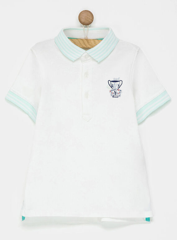 Polo blanc NYELLAGE / 18E3PG11POL000