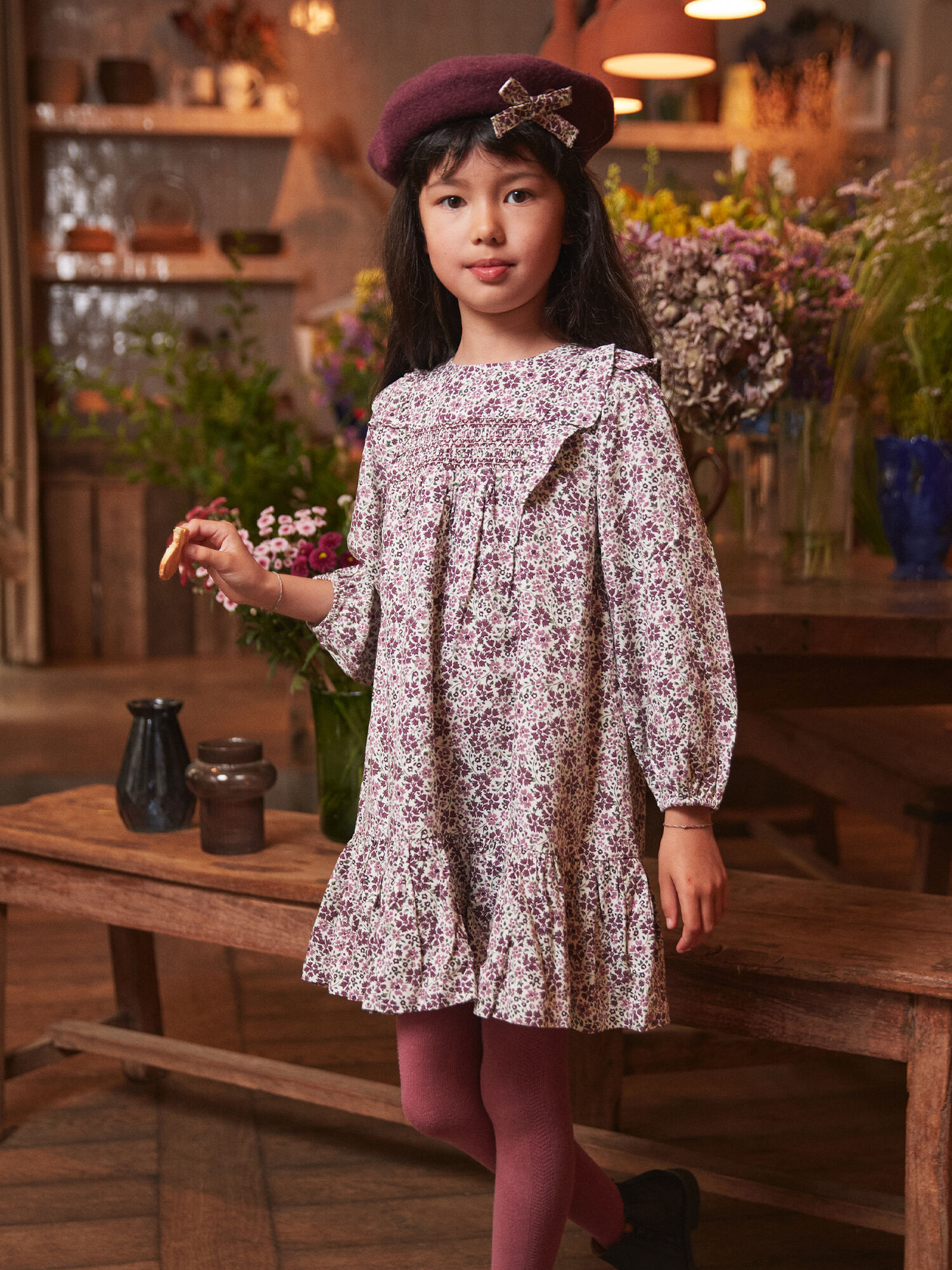 Robe ete fille sale
