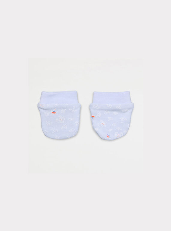 Moufles Bleu ciel NAALDO / 18E0AG41MFN020