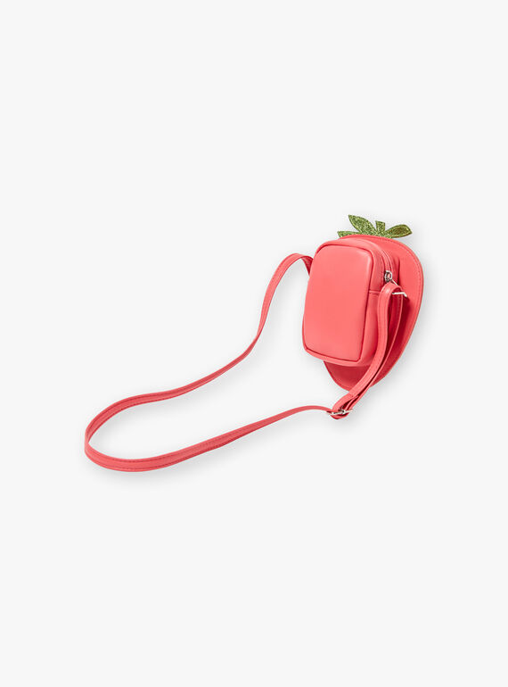 Sac besace fraise  ZOFRAISETTE / 21E4PFJ1BESD323