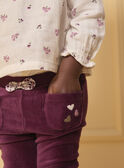 Legging en velours côtelé LAJOSY / 24H1BFM1LG711