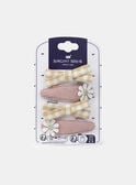 Barettes fleurs et noeuds NYKHOUETTE / 25H4PF74BRT303