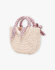 Sac besace écru en paille FLUBAGETTE / 23E4PFQ1BES002