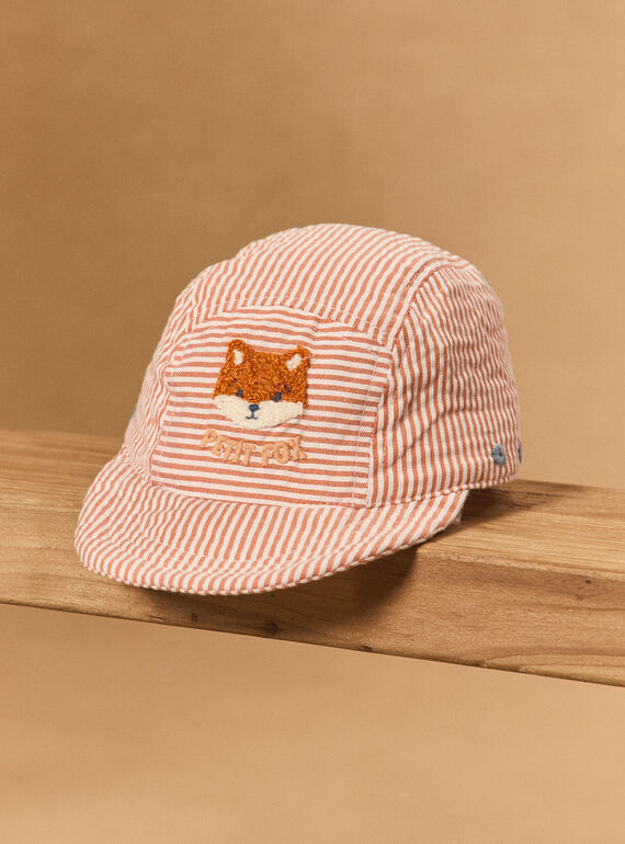 Casquette rayée MARICHARD / 25E4BGP1CHAI814