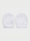 Moufles blanches RYGAZOUIL / 19E0AMI1MFN001