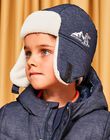 Bonnet en twill à motif animal au ski bleu marine DESURFAGE / 22H4PGN1BON703