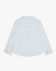 Chemise à rayures bleu, beige et blanc FRERAYAGE / 23E3PGI1CHM000