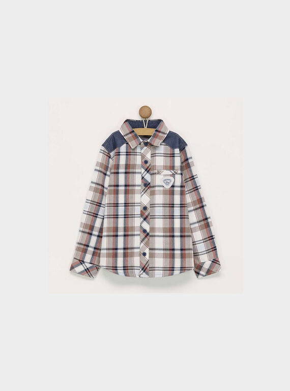 Chemise marron POCIMAGE / 18H3PGP1CHMI811