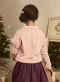 Sweat rose doublé polaire LOISWETTE / 24H2PFU1SWEK007