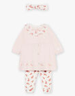 Ensemble robe, legging et bandeau bébé fille DOLAINE / 22H0CFH3ENS307