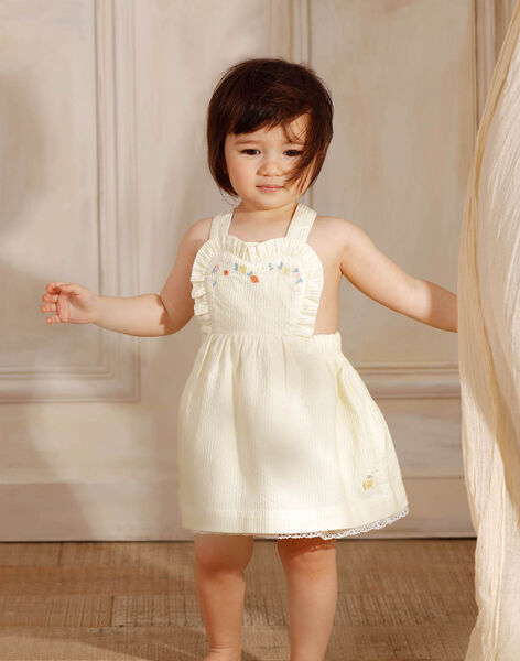 Robe Chasuble Jaune A Rayures Brodee Bebe Fille Zest Club Bebe Sergentmajor Robe Chasuble Jaune A Rayures Brodee Bebe Fille Zest Club Bebe Sergentmajor