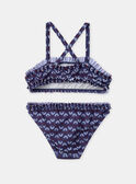 Maillot de bain deux pièces imprimé fleurs MRUBIKETTE / 25E4PFC6D4L705