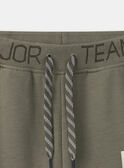 Jogging Kaki et Blanc MMACHIFAGE / 25E3PG52JGBG600