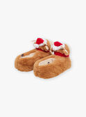 Pantoufles marron à animation 3D rennes de Noël GRYNOELAGE / 23F10PG62PTD802