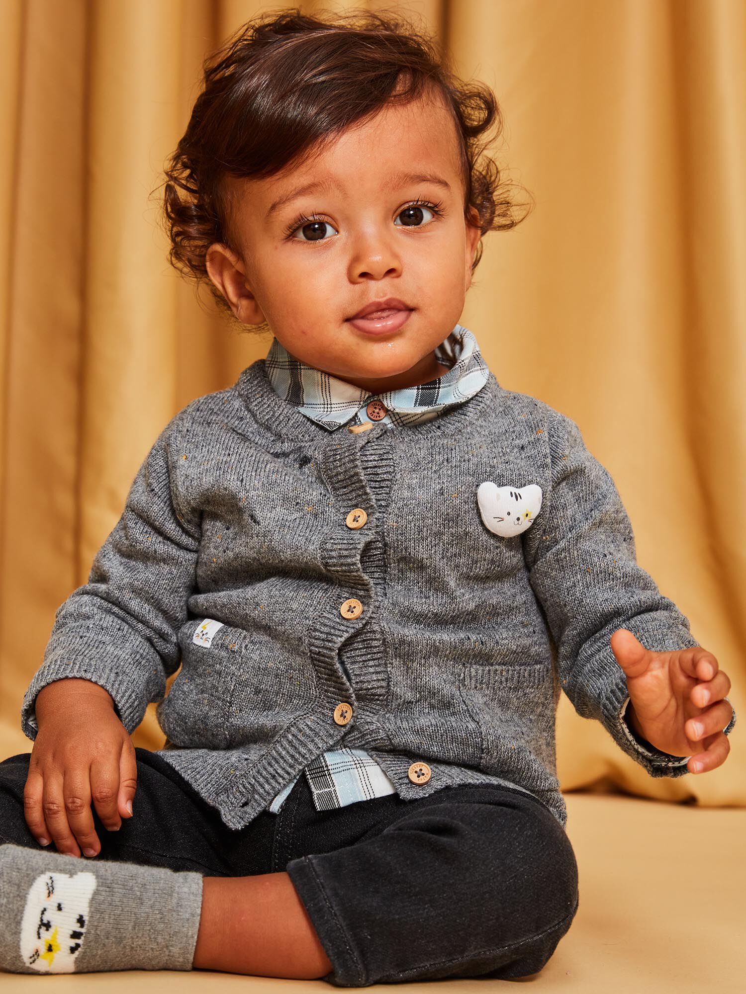 Gilet en tricot animation 3D chats