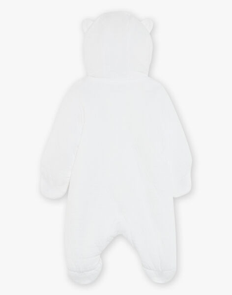 Combi-pilote à capuche en tubique écru FOSKE / 23E0CM71PIL000