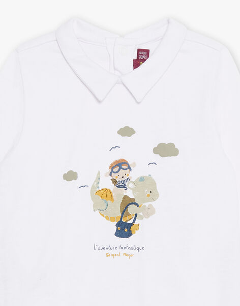 Body T-shirt écru DADOBI / 22H1BGD2BOD001