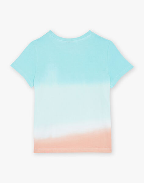 T-shirt bleu Tie and Die FLUTIAGE / 23E3PGQ2TMC632