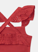 Robe Bain de Soleil Rouge KLAFETTE / 24E2PFN1RBSF503