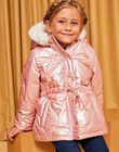 Doudoune rose à capuche DRAPOLETTE / 22H2PFN1D3E963