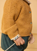 Cardigan Jaune chiné LALILY / 24H1BFO1CARB111