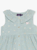 Robe et bloomer vert tendre à papillons FAIMA / 23E1BFD1CHS612