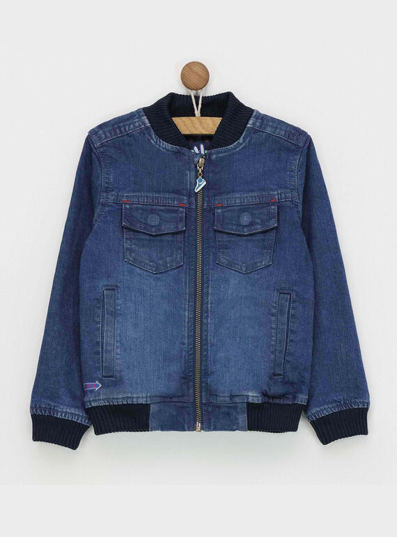 Blouson bleu jean REDRAGE / 19E3PGC1BLO704
