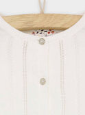 Cardigan blanc RIPOPETTE / 19E2PFE3CAR001
