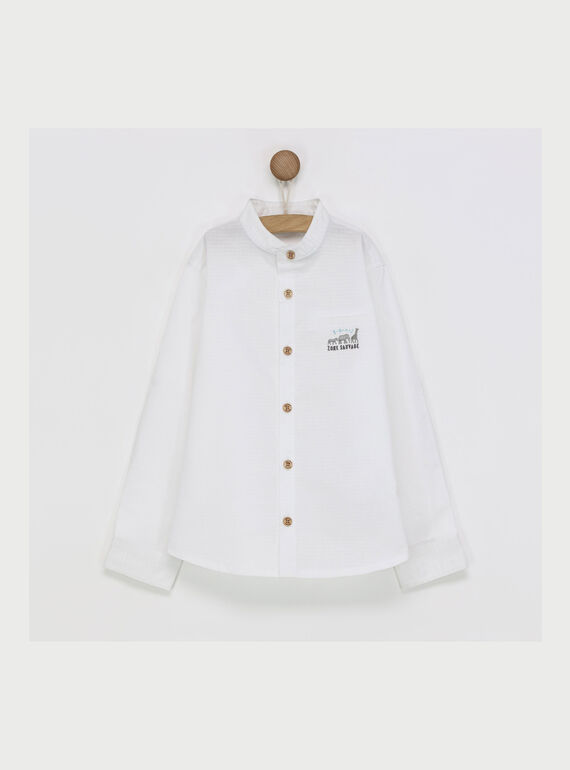 Chemise blanche RYDROAGE / 19E3PGR2CHM001