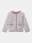 Cardigan réversible fleuri ou uni MAVETTE / 25E2PF71CAR511