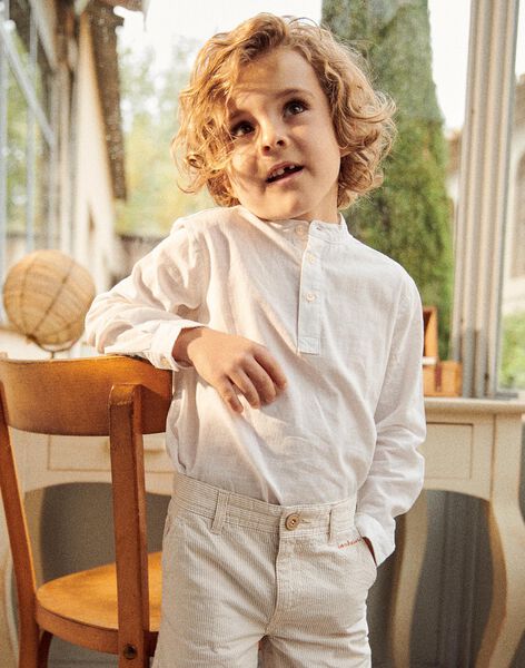 Chemise blanche manches longues FREGAGE / 23E3PGI2CHM000