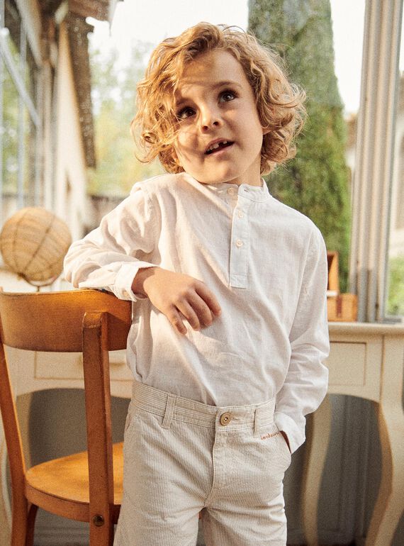 Chemise blanche manches longues FREGAGE / 23E3PGI2CHM000