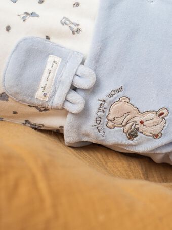 Ensemble pyjama et gilet bébé garçon DONATELO / 22H0NG11ENS205