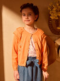 Gilet orange à volants MLOGILETTE / 25E2PFP1CAR400