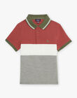 Polo colorblock avec dinosaure FRIPLAGE1 / 23E3PGD1POL628